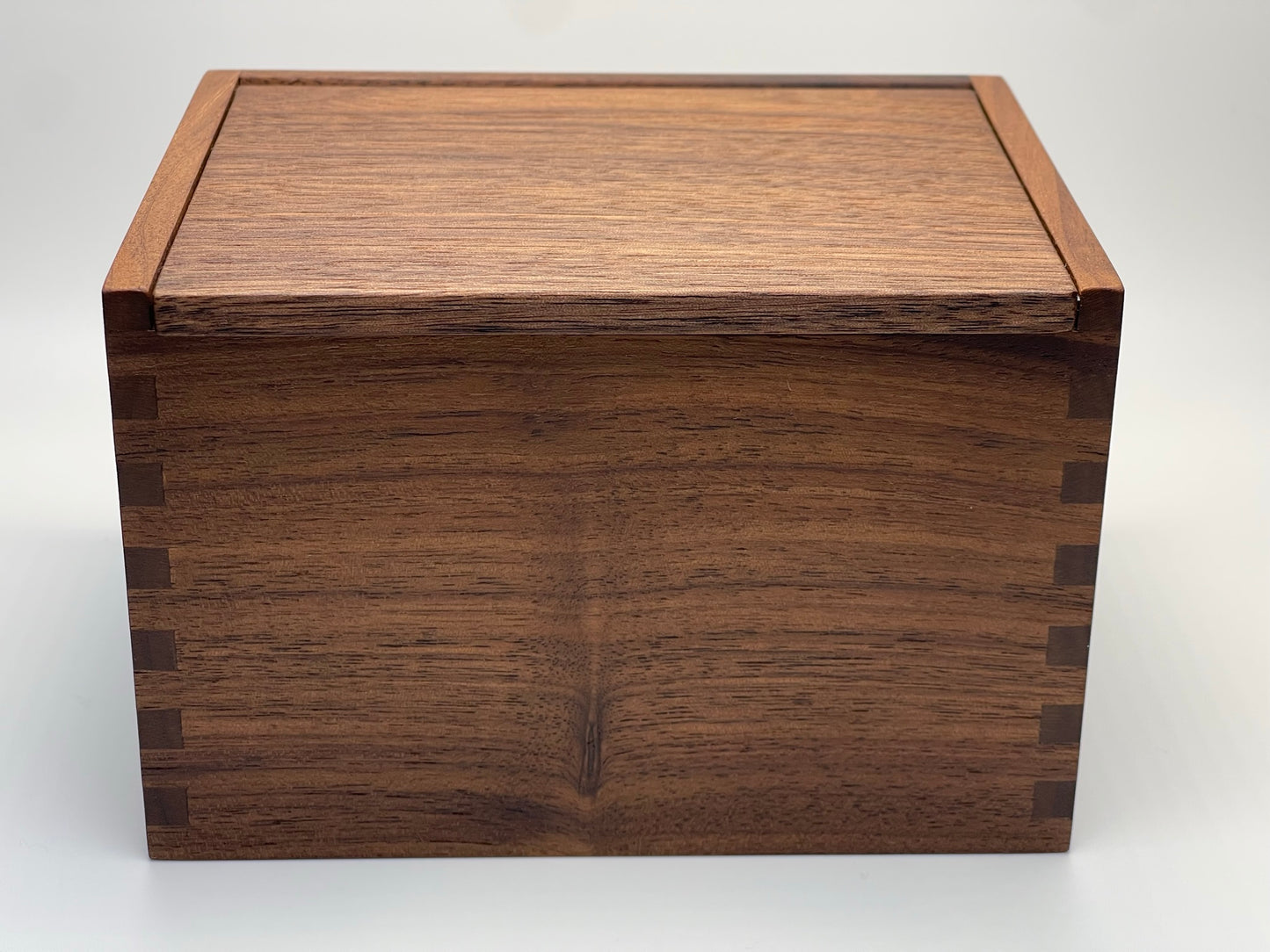 Wood Salt Cellar XL - Salt Box - Salt Pig - Keepsake Box - Walnut Hardwood
