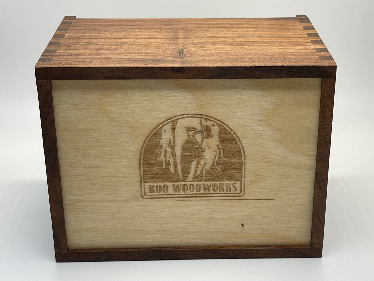 Wood Salt Cellar XL - Salt Box - Salt Pig -  Keepsake Box - Walnut Hardwood