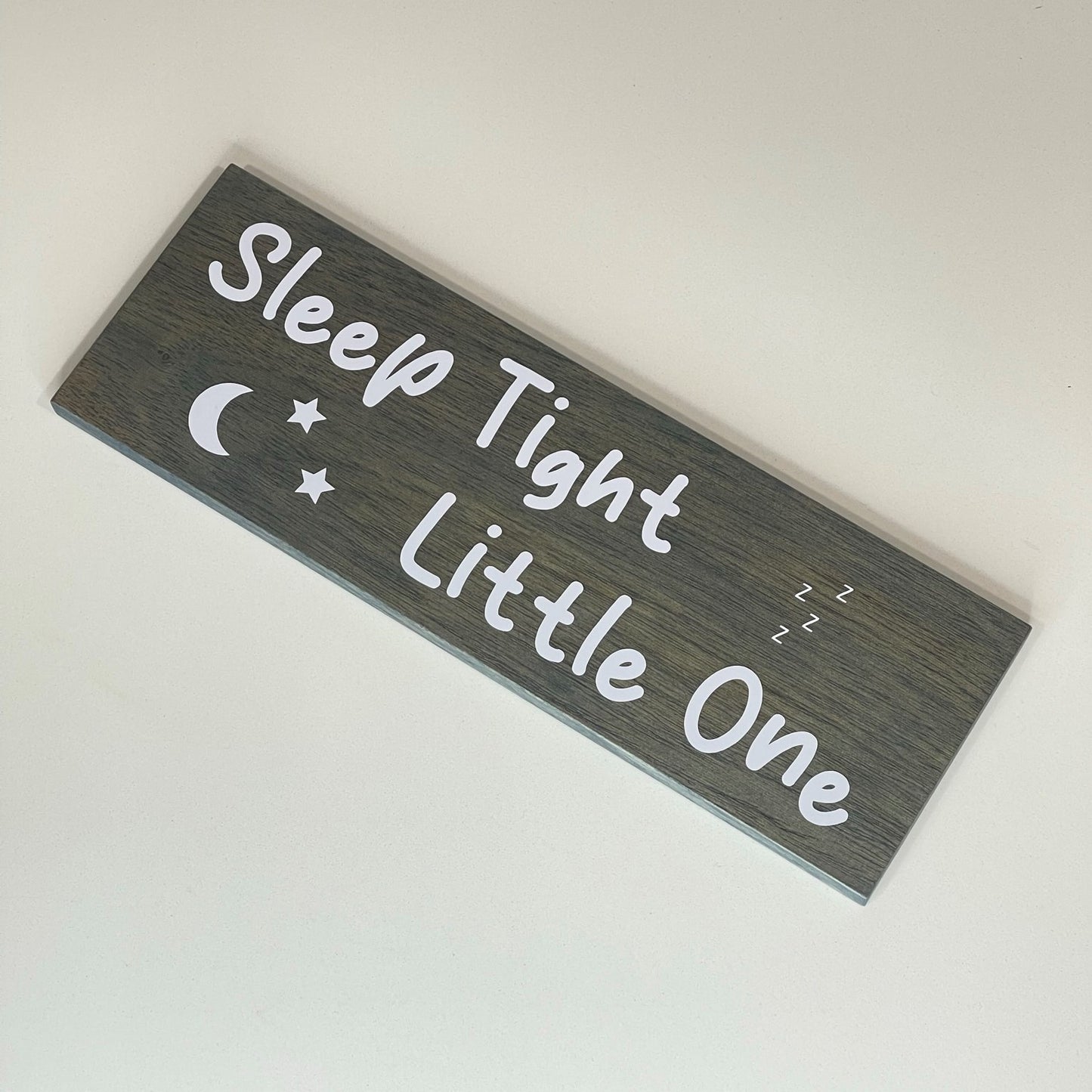 Sleep Tight Little One - Cute Sign - Wall Decor - Wall Art - Wooden Sign
