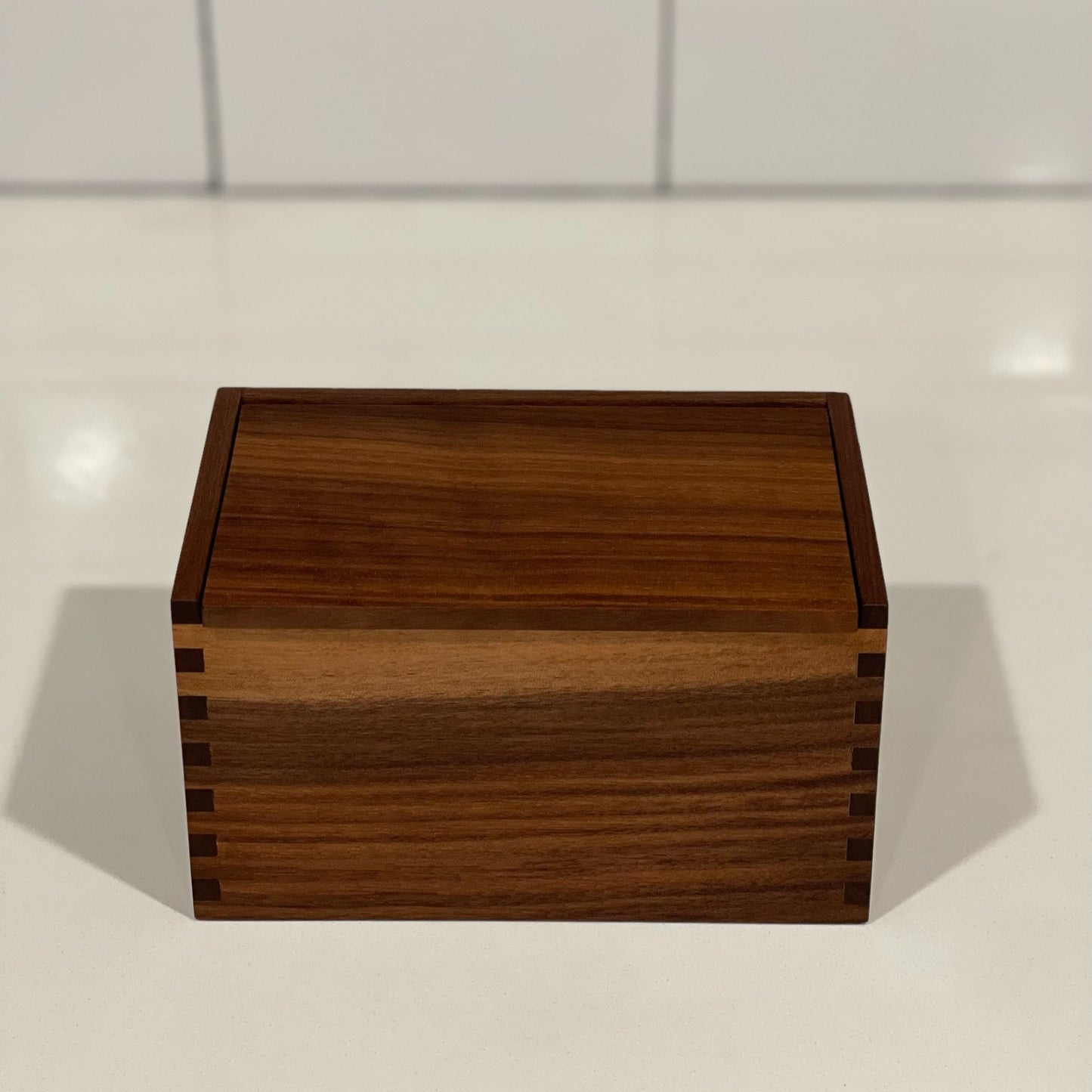 Wood Salt Cellar - Salt Box - Salt Pig - Keepsake Box - Walnut