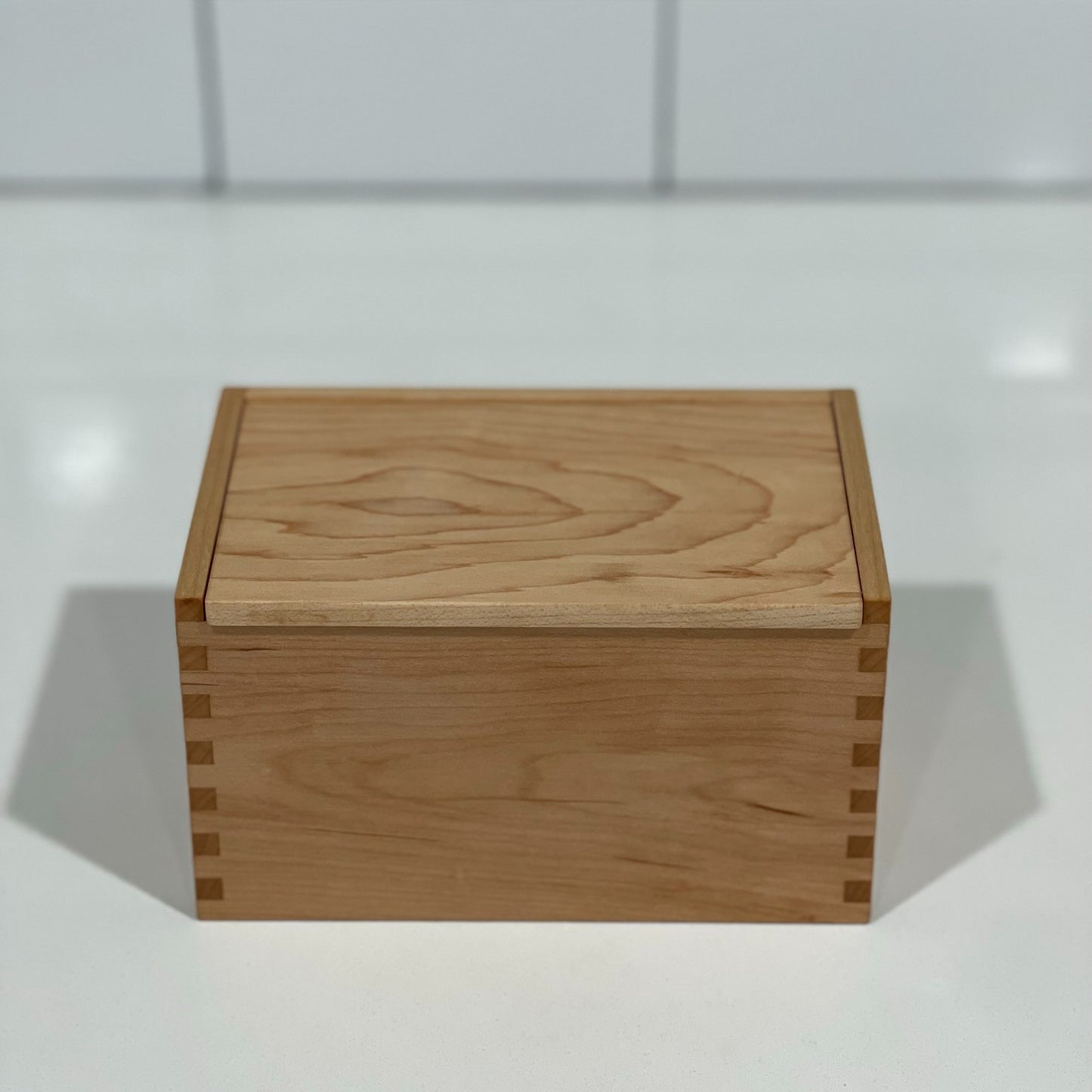Wood Salt Cellar - Salt Box - Salt Pig - Keepsake Box - Maple