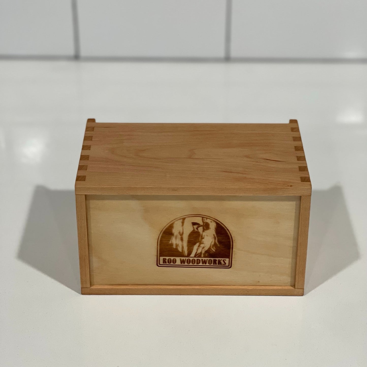 Wood Salt Cellar - Salt Box - Salt Pig - Keepsake Box - Maple