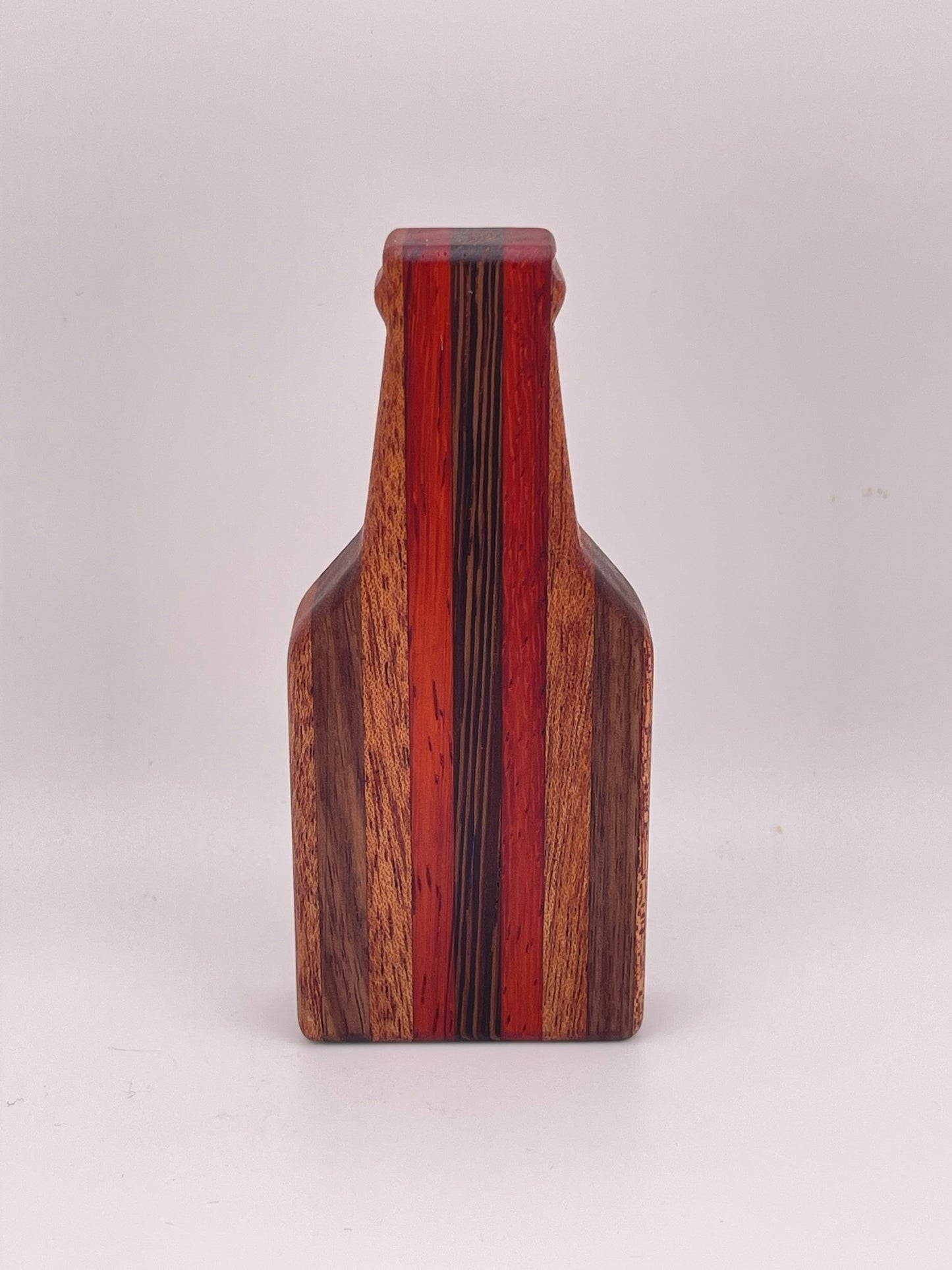 Wood Bottle Opener- Magnetic - Walnut, Maple, Oak, Exotic