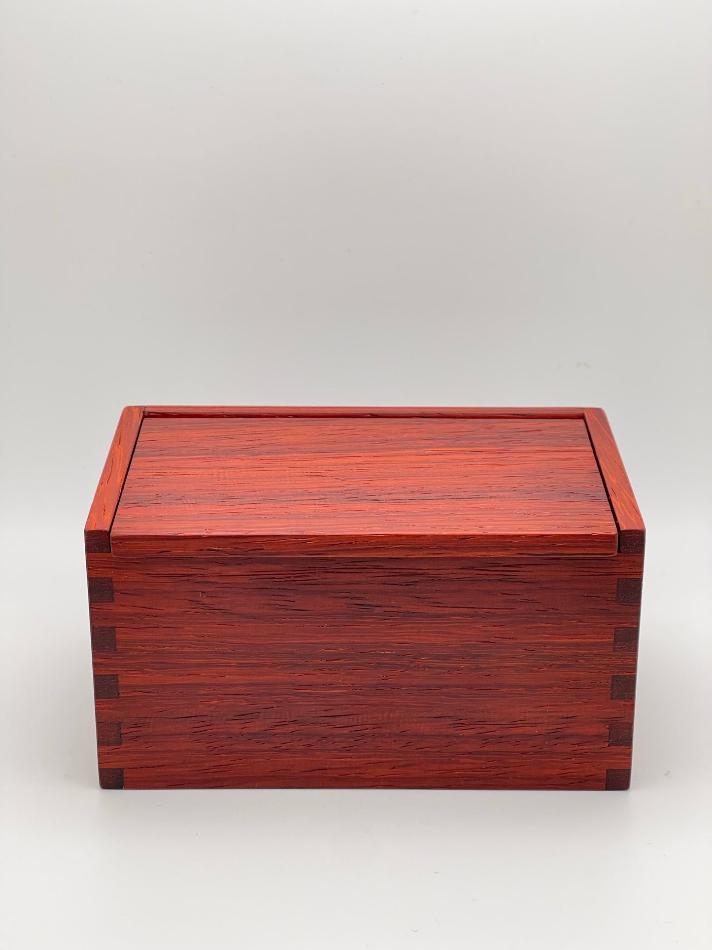 Wood Salt Cellar - Salt Box - Salt Pig - Keepsake Box - Exotic - Padauk