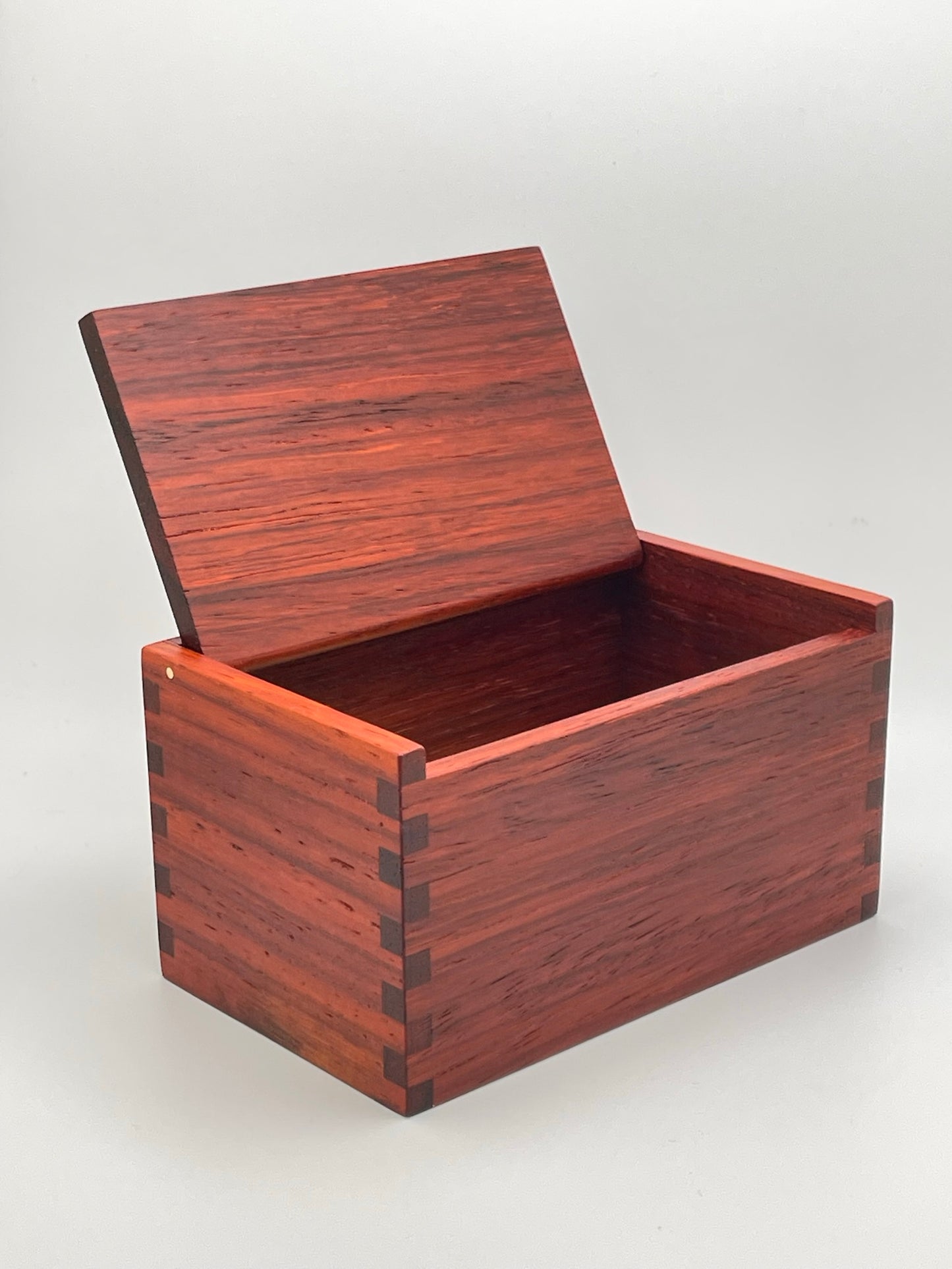 Wood Salt Cellar - Salt Box - Salt Pig - Keepsake Box - Exotic - Padauk